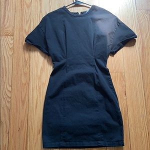 Black denim Zara dress